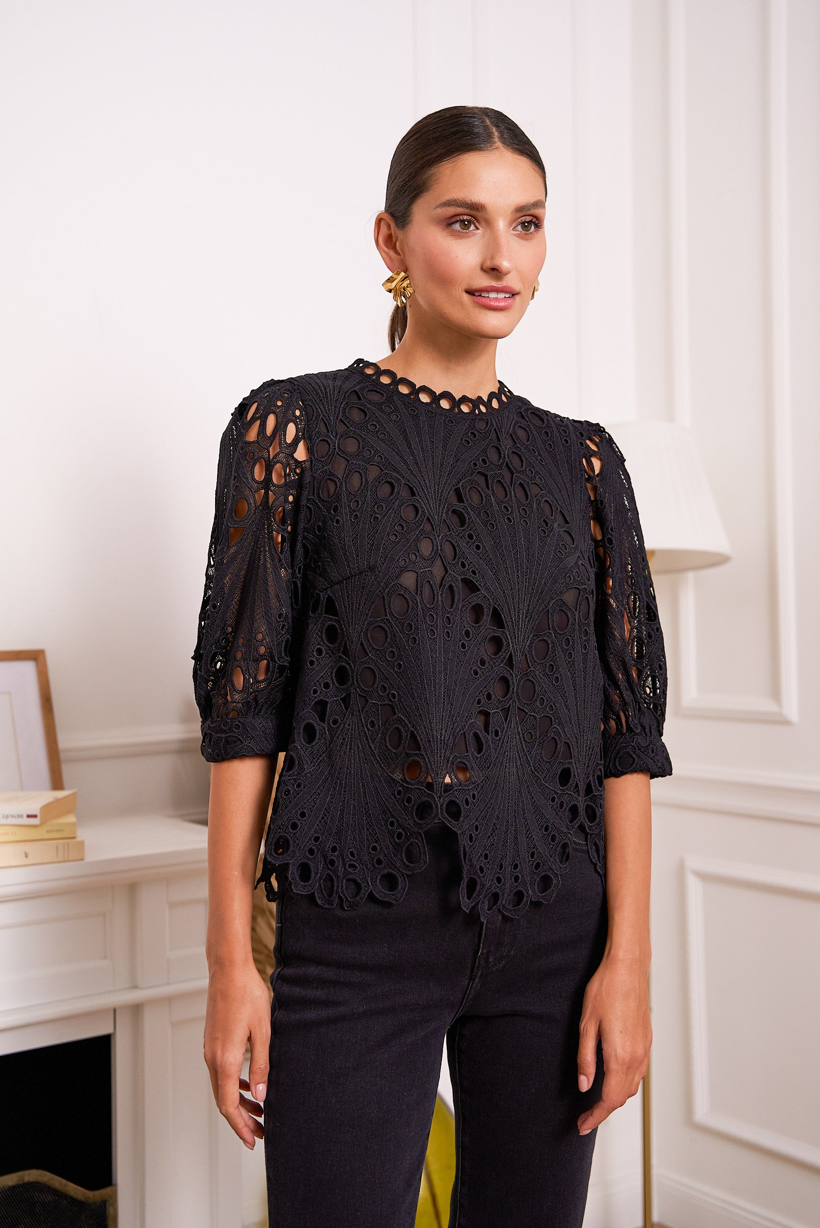 Blouse Mia en dentelle