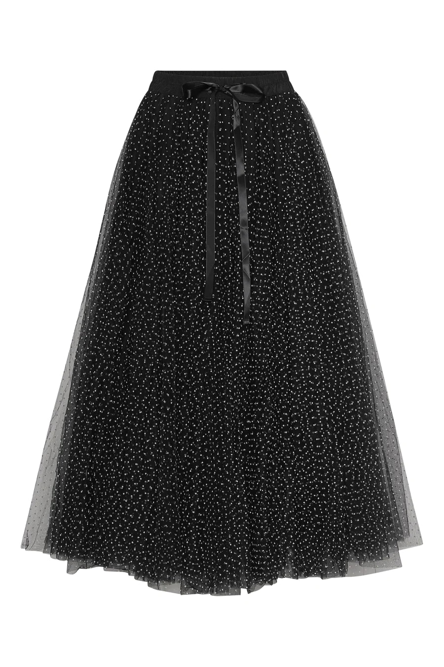 Jupe Aria en tulle plumetis à pois