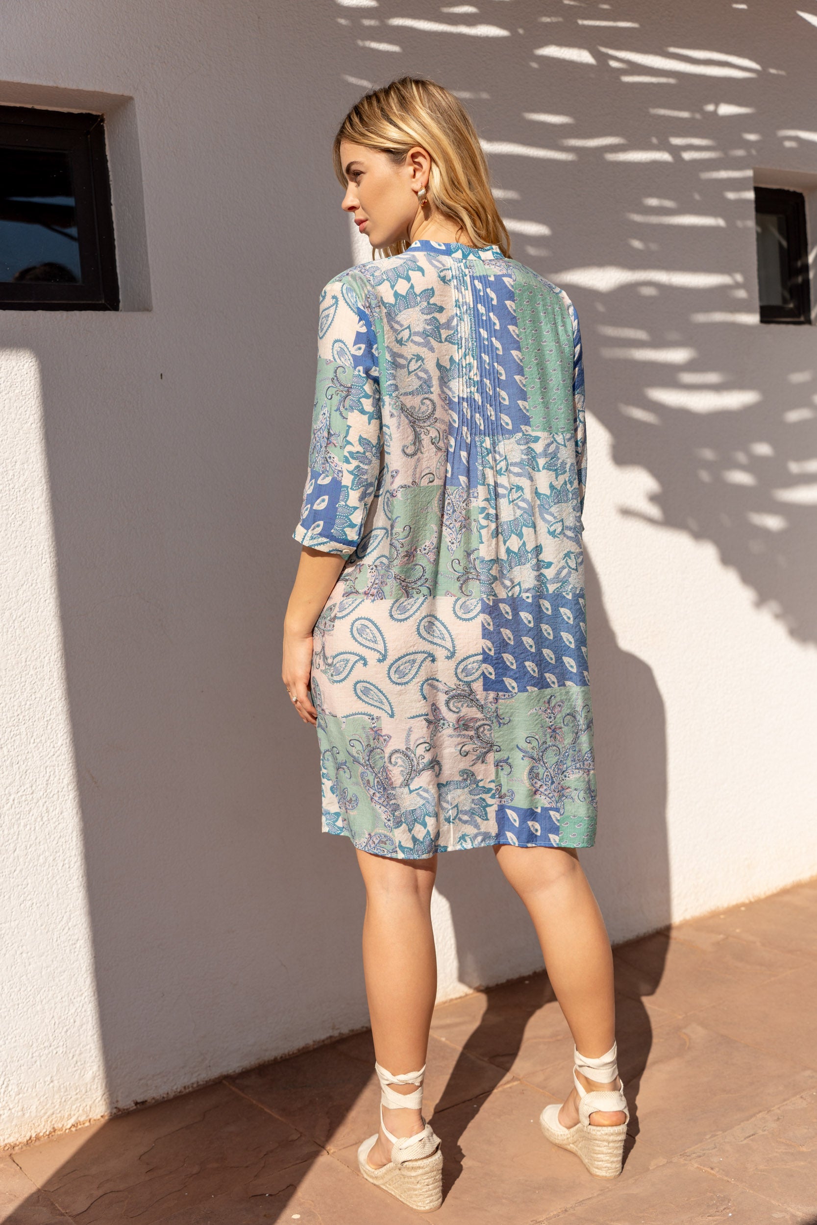 Robe chemisier Palma viscose soie