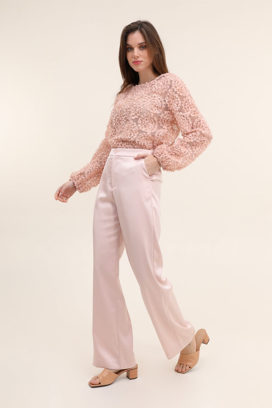 Premium satin pants