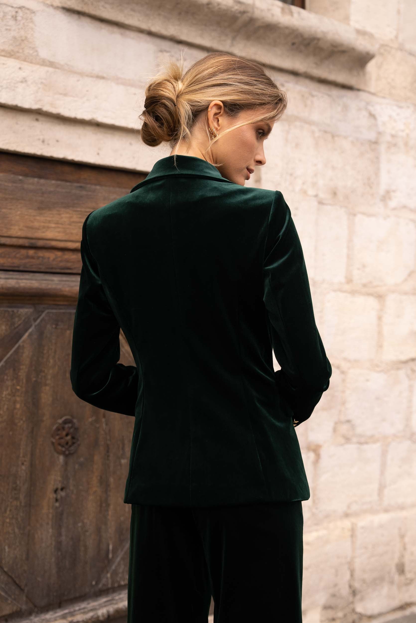 Veste Blazer Gabrielle en velours