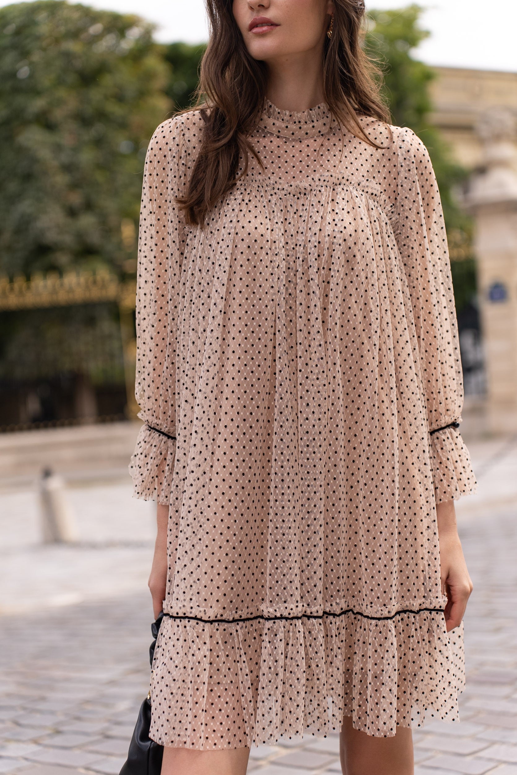 Robe Iris en tulle plumetis