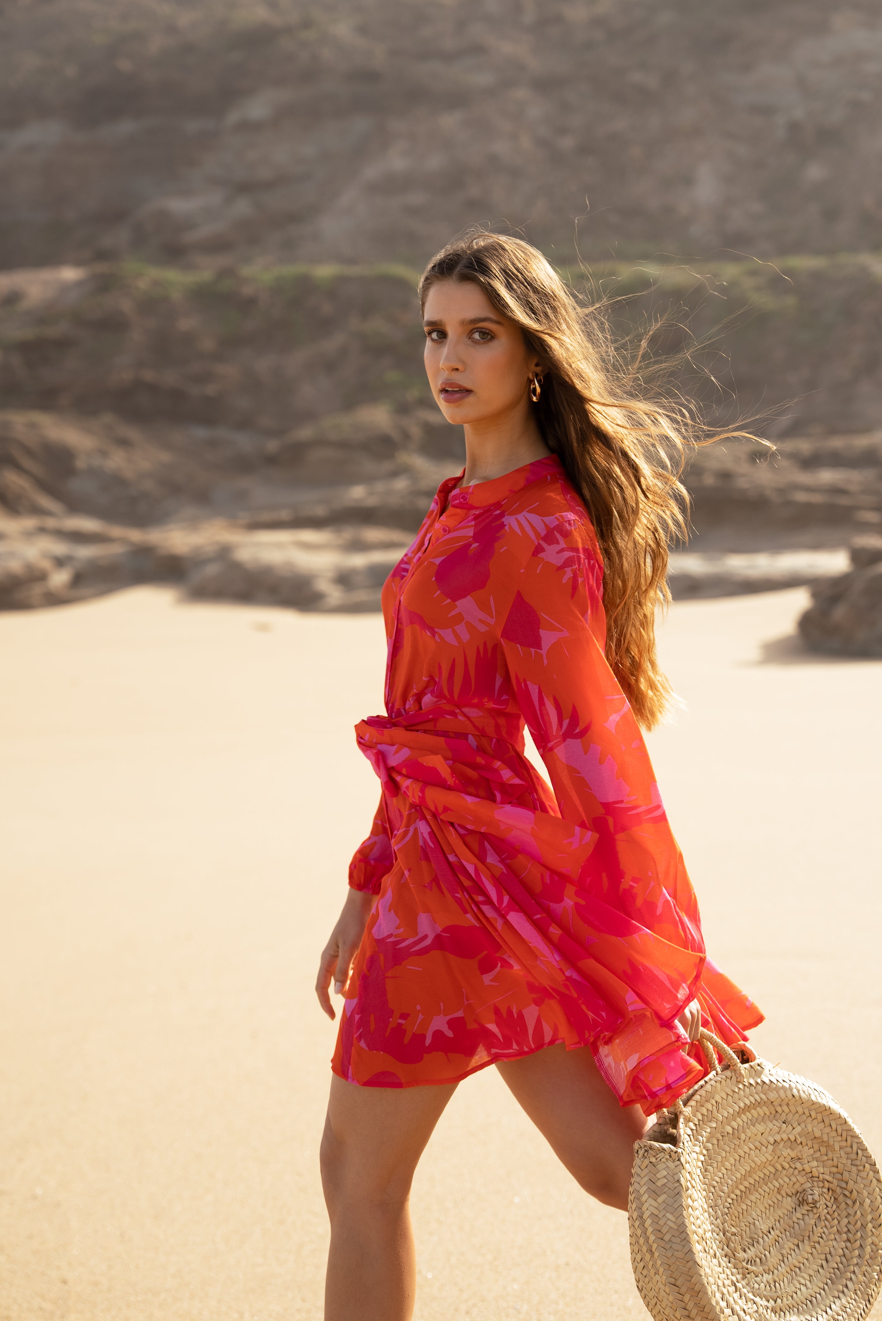 Robe Sonia en tencel soie