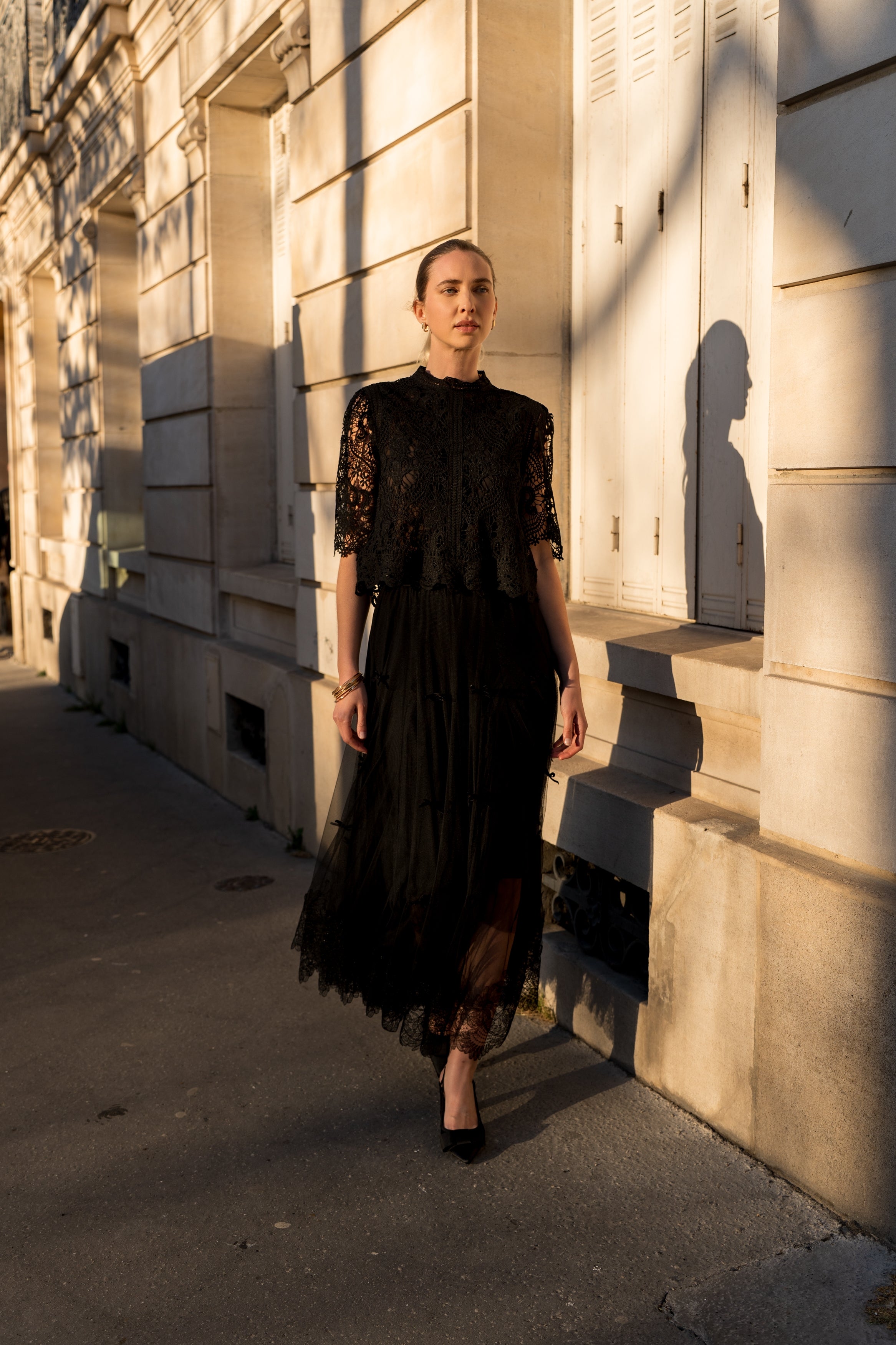 Blouse Eléanore en dentelle