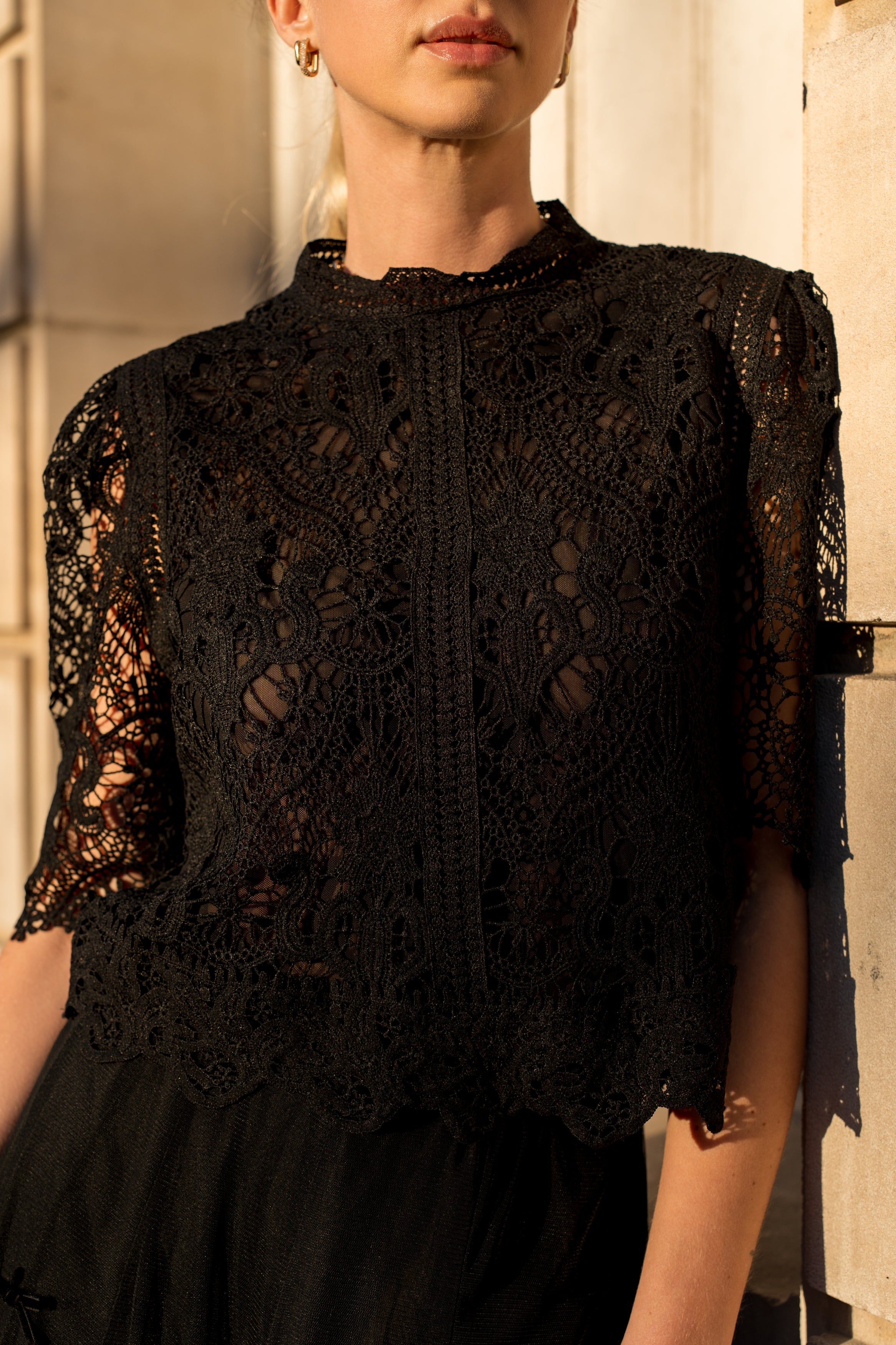 Blouse Eléanore en dentelle