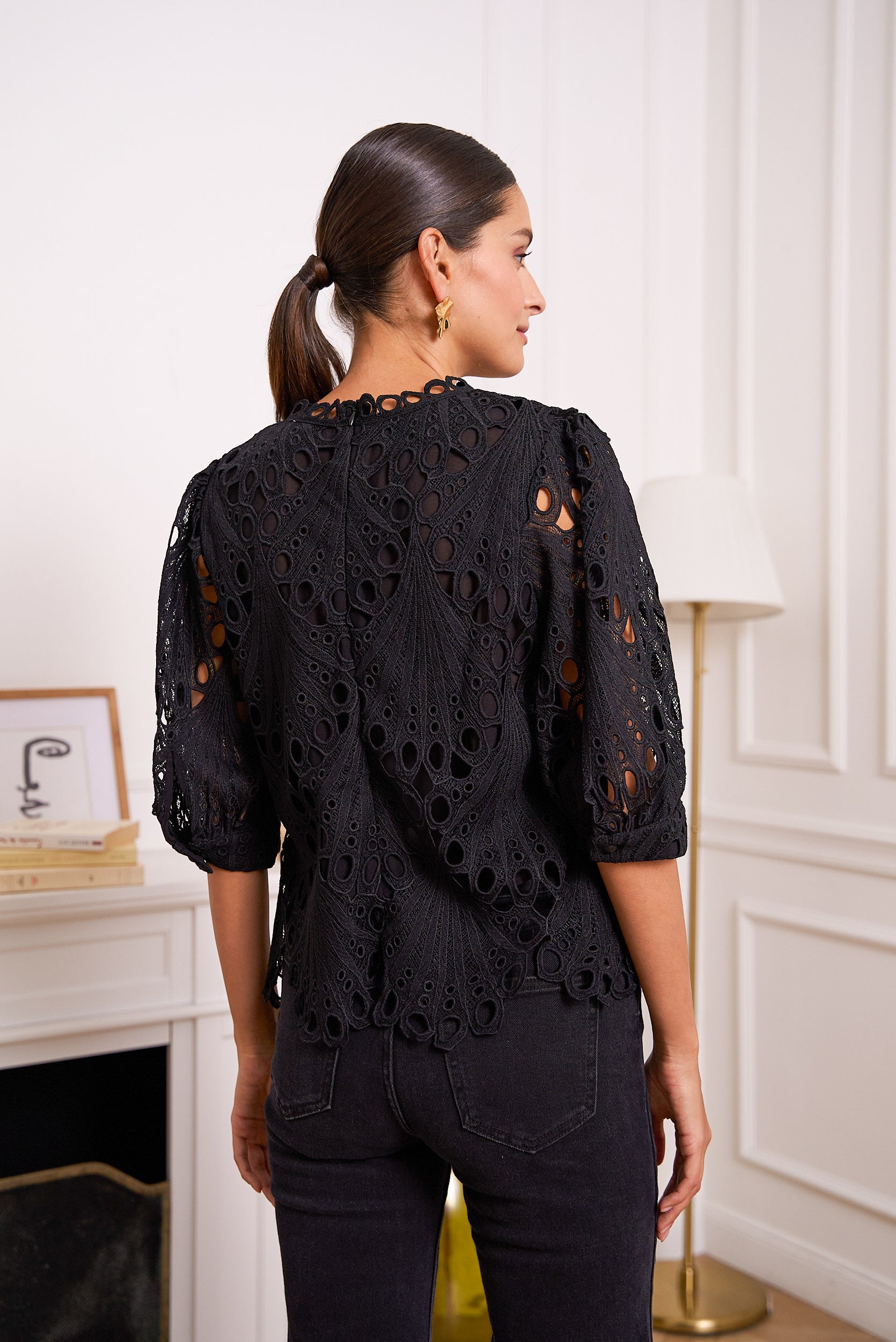 Blouse Mia en dentelle