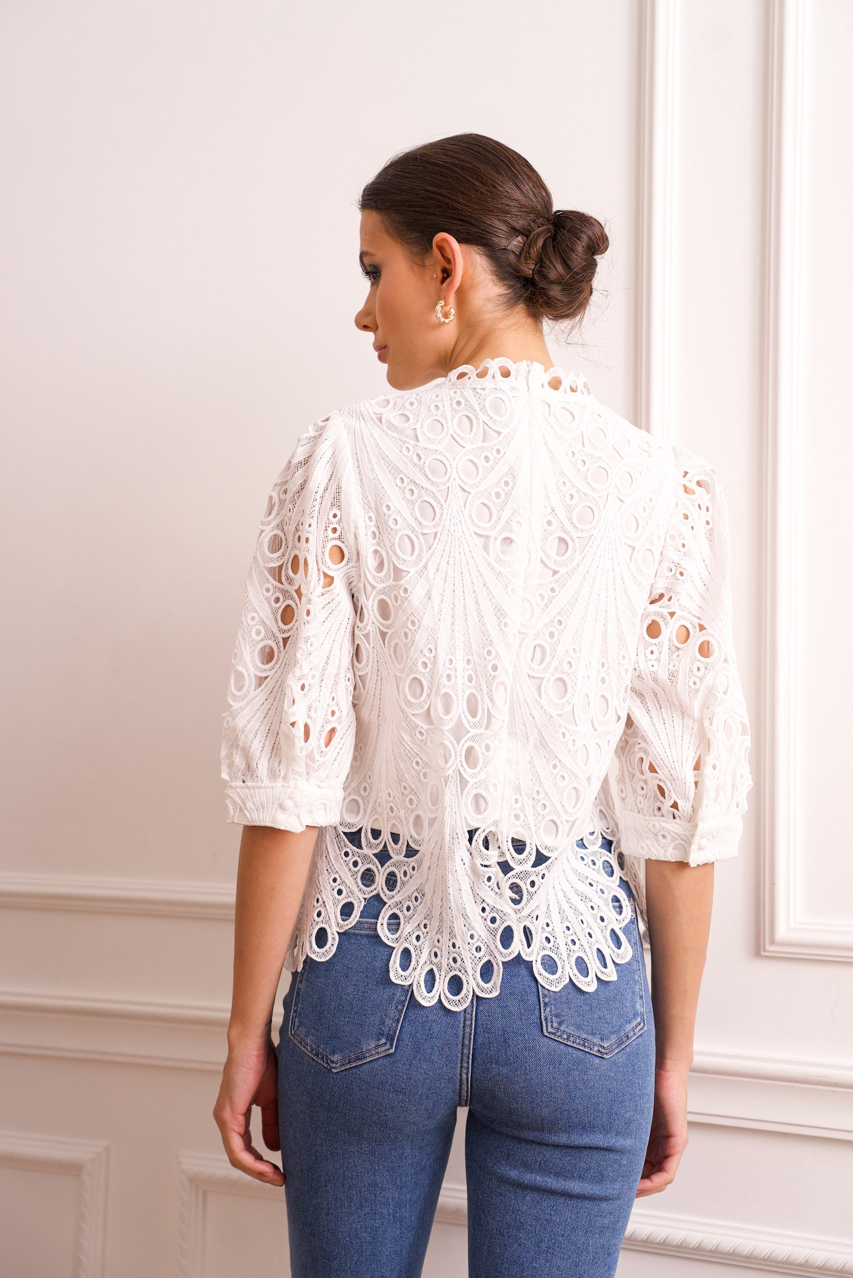 Blouse Mia en dentelle