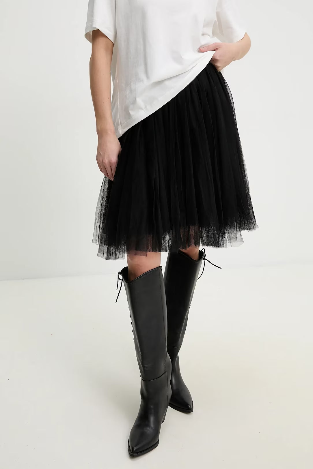 Jupe mi-longue tutu en tulle