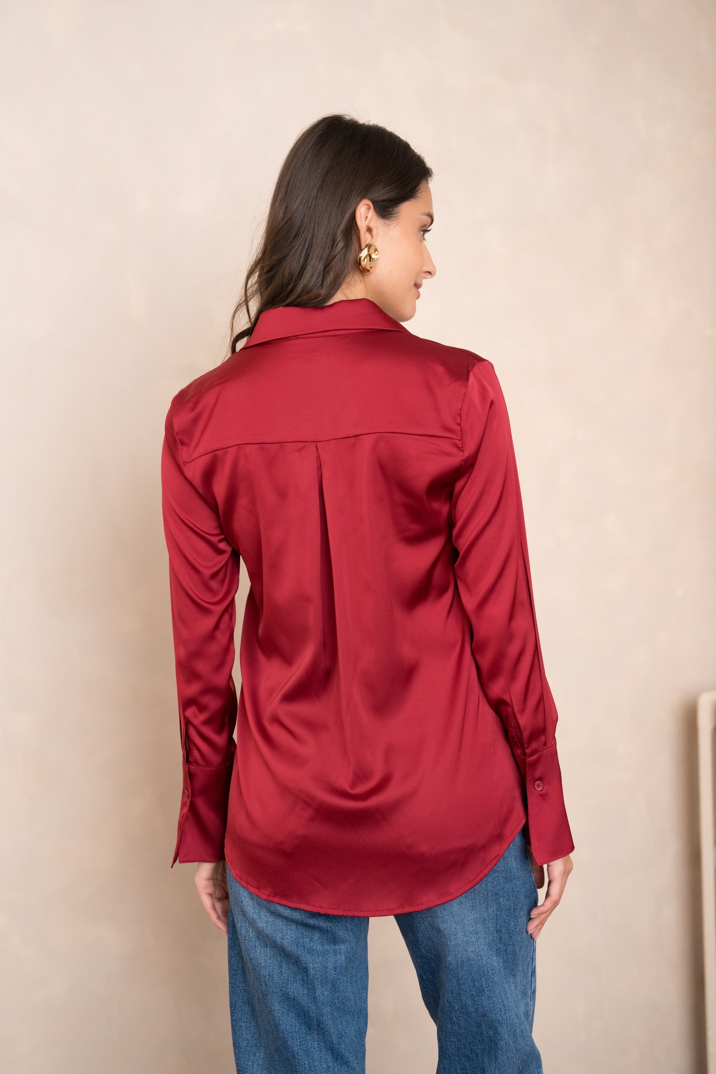 Chemise Léa en satin