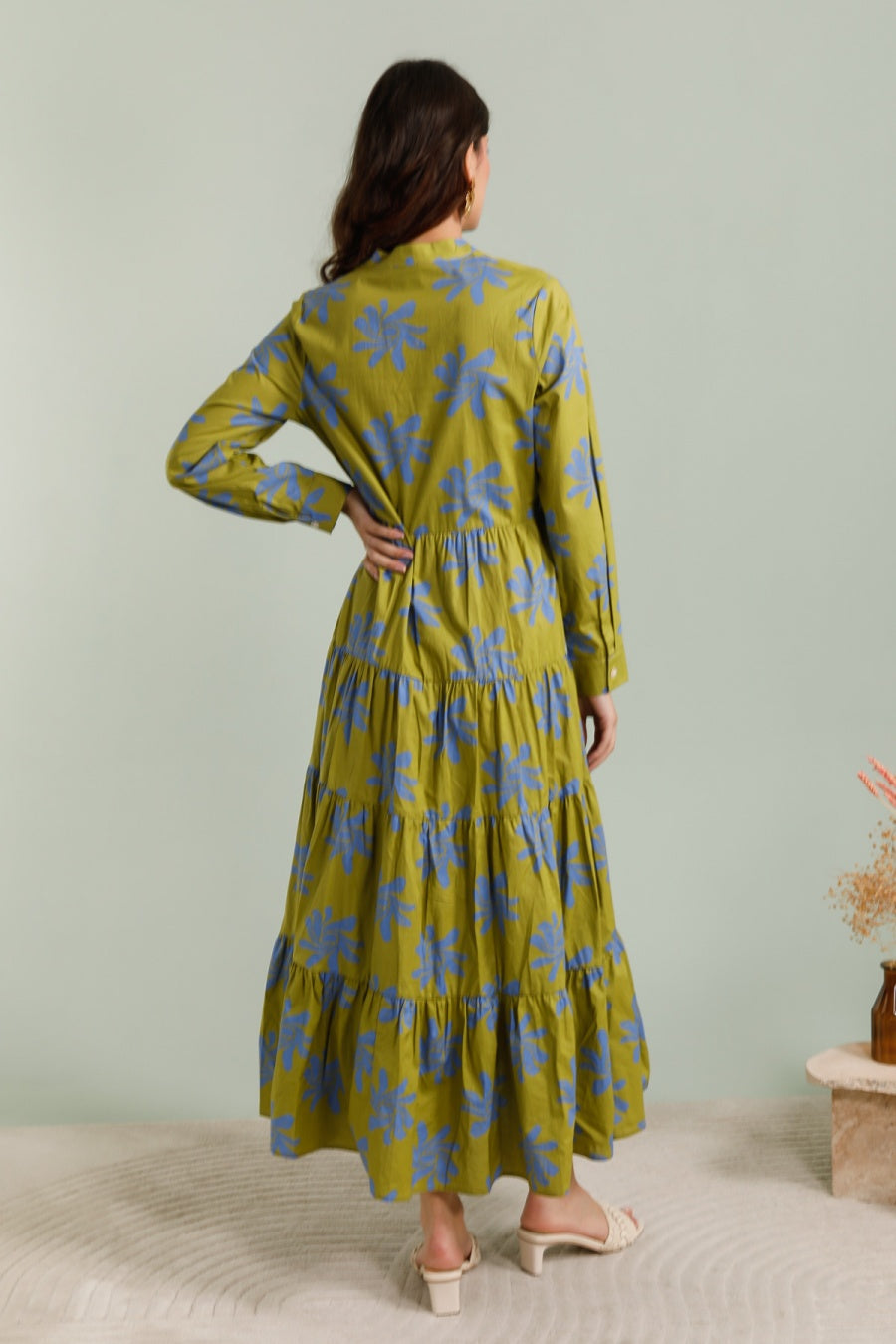 Robe longue Marbella en coton