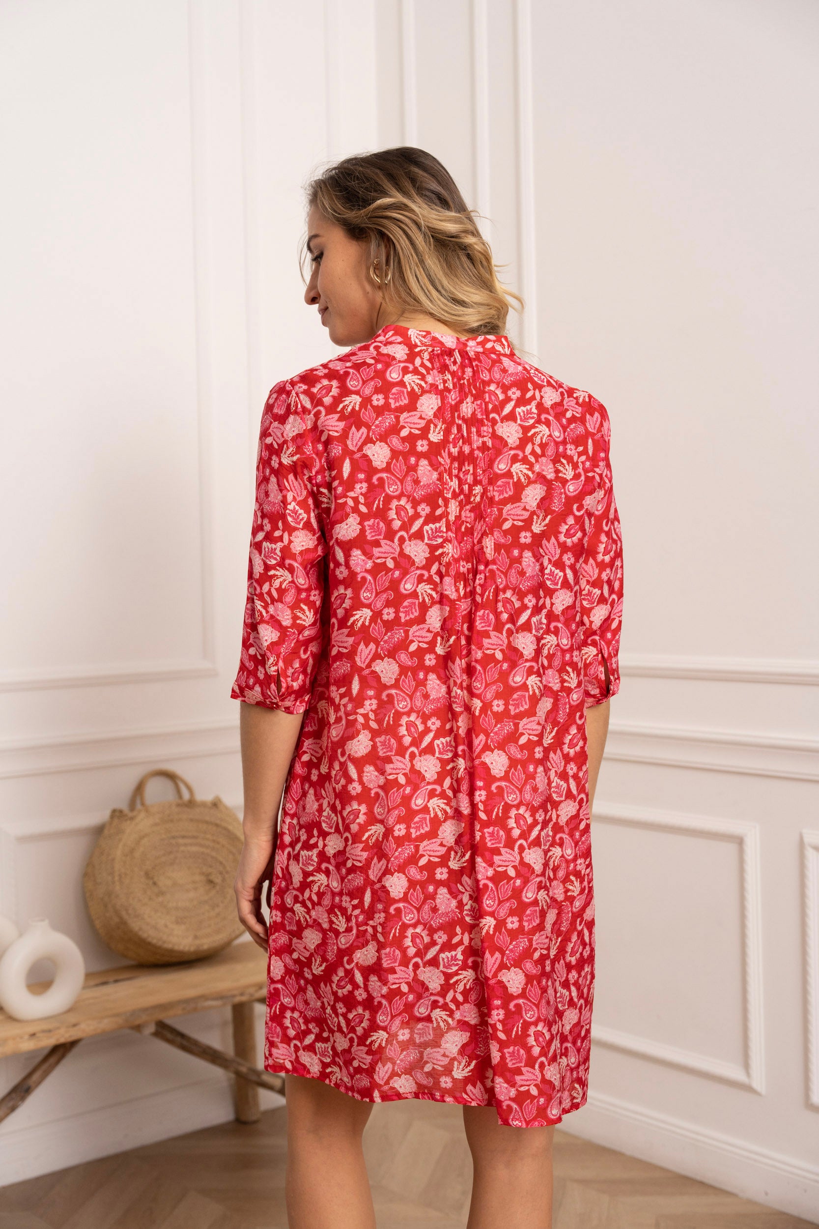 Robe chemisier Palma viscose soie