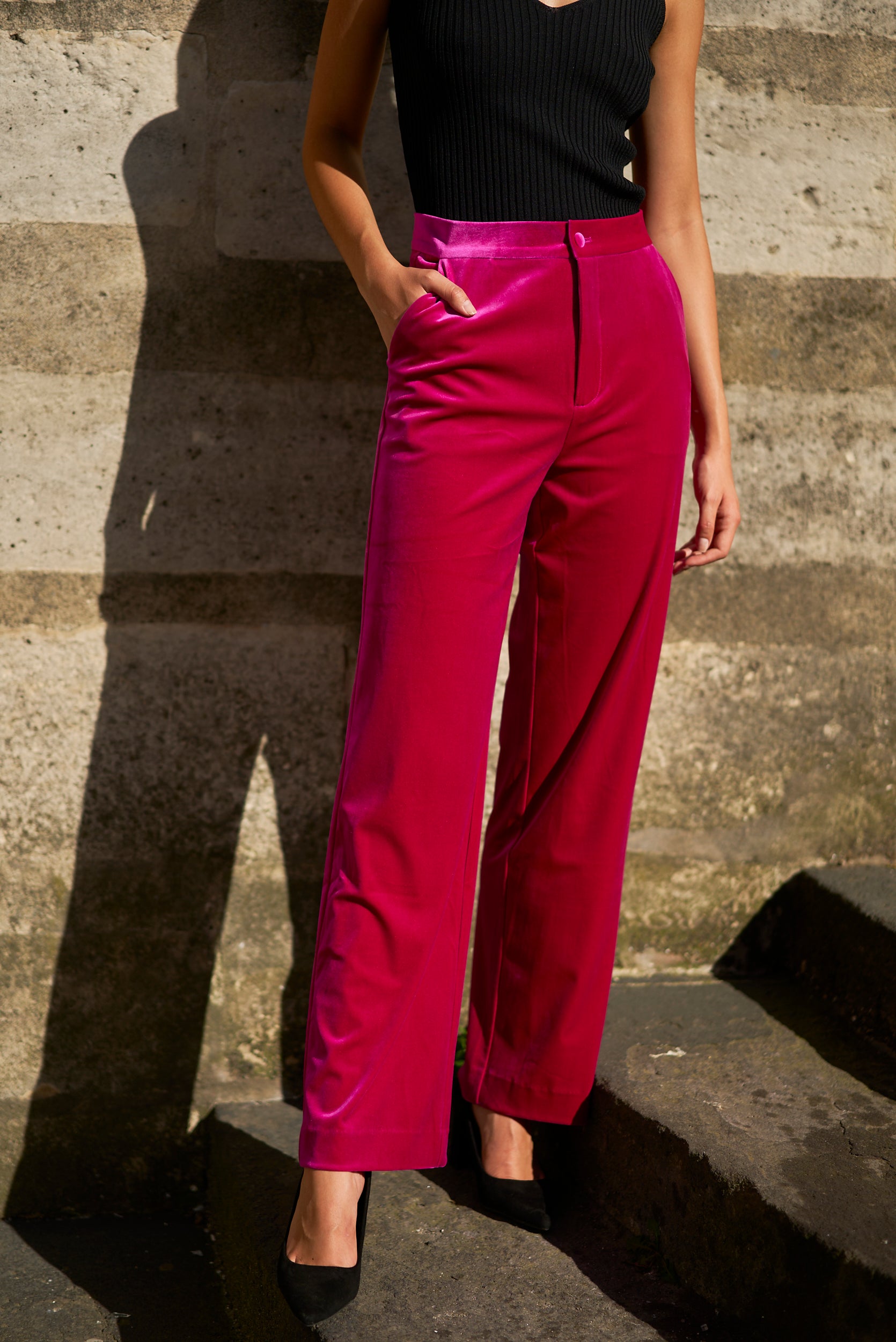 Pantalon Gabrielle en velours