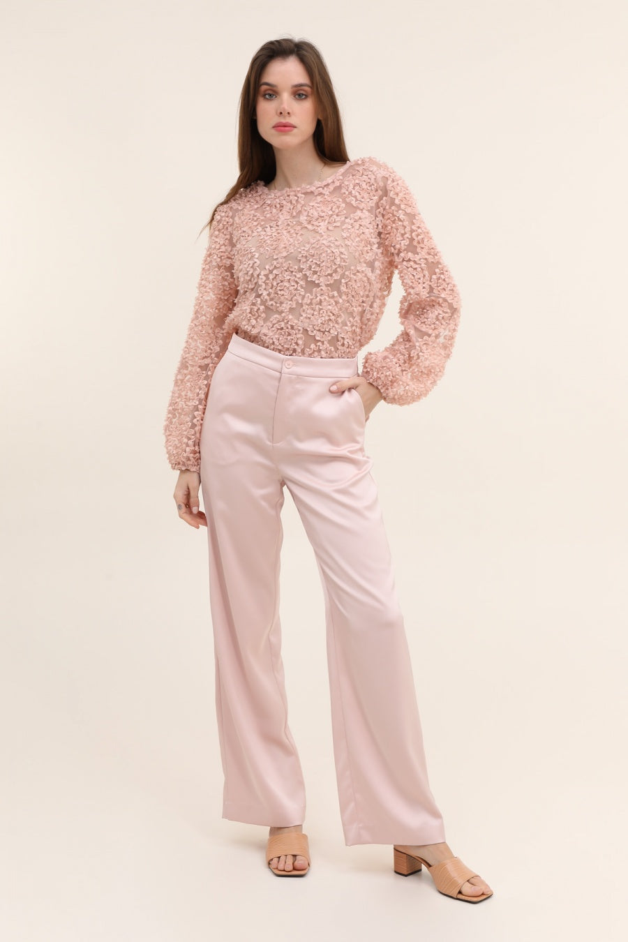 Premium satin pants