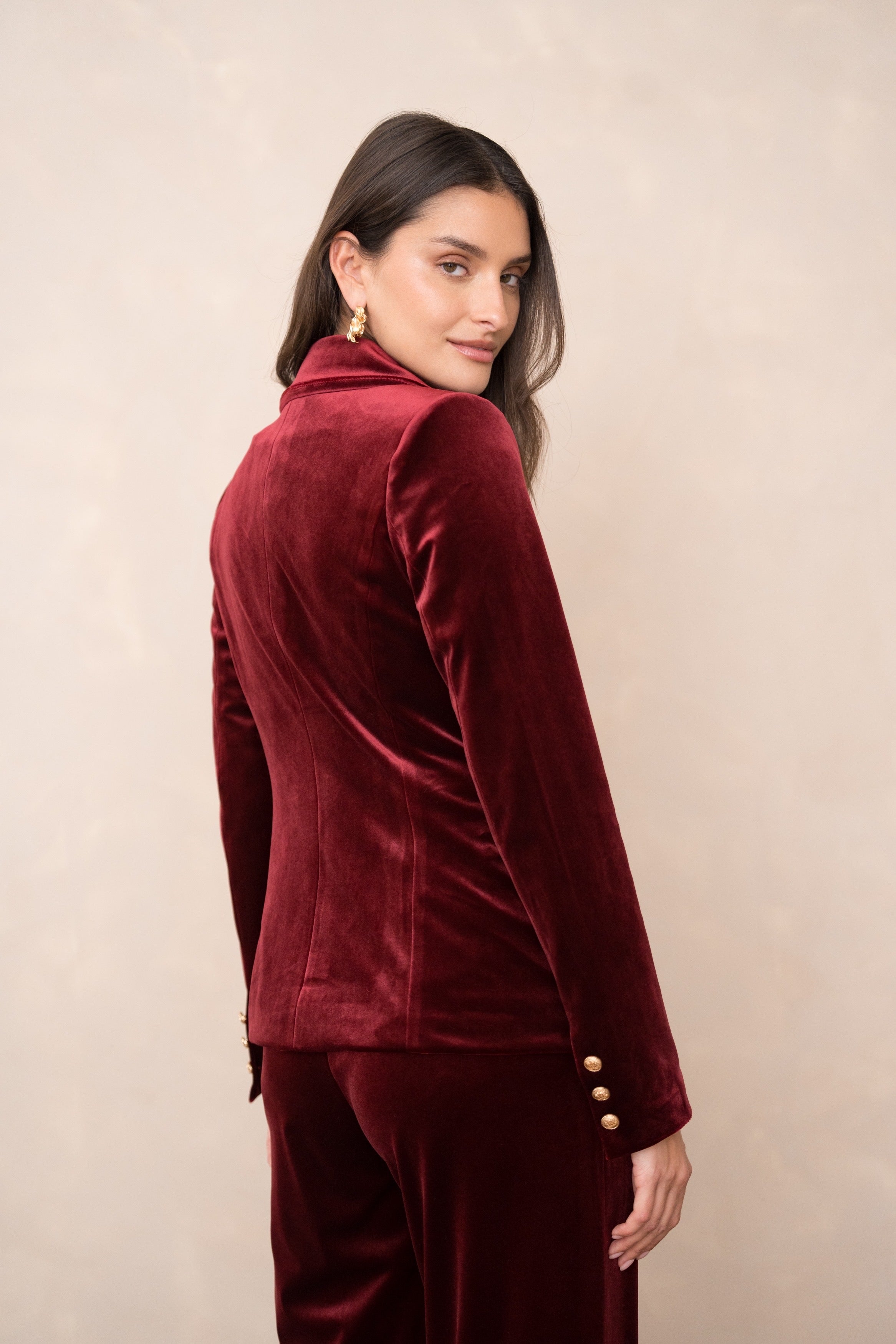 Veste Blazer Gabrielle en velours
