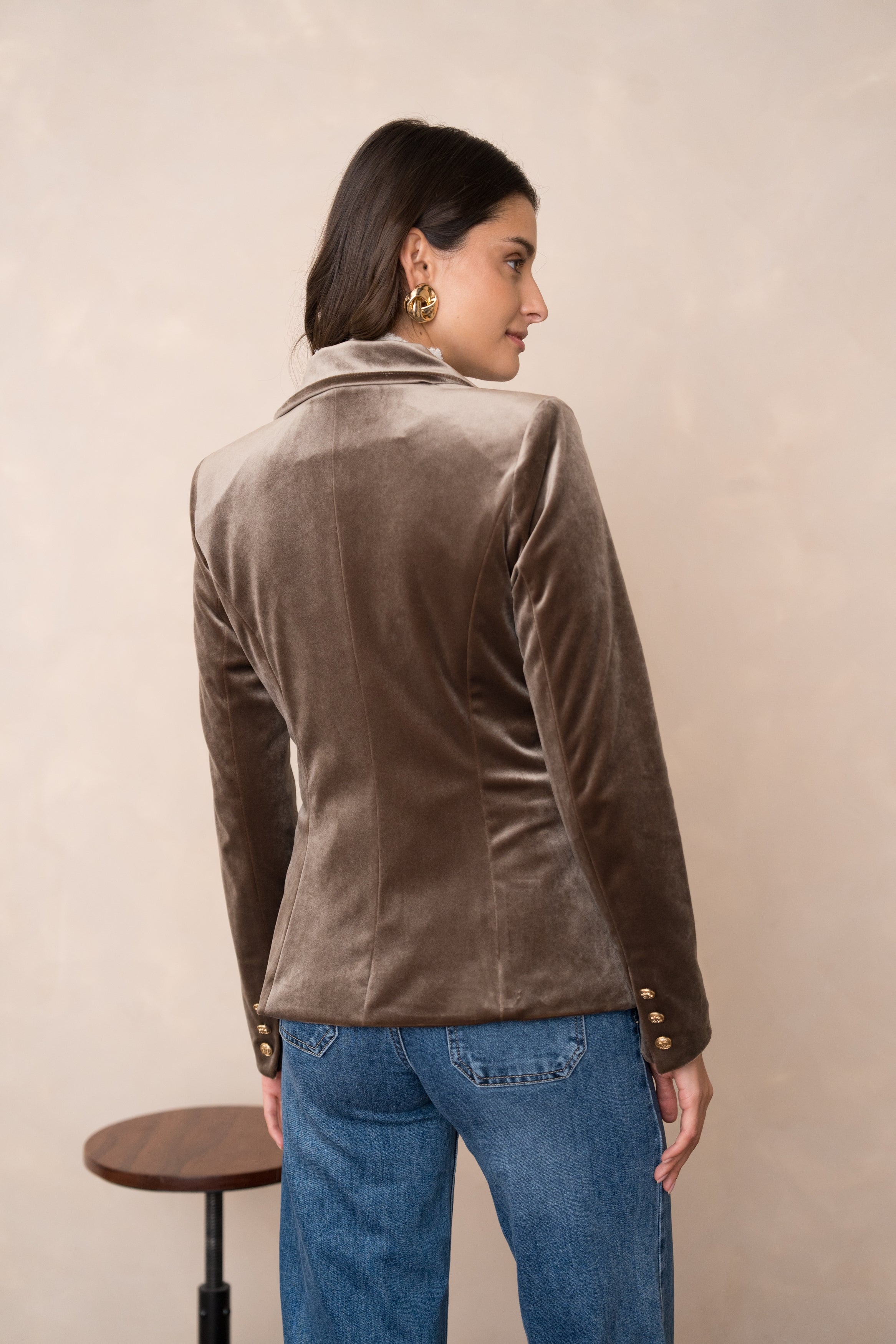 Veste Blazer Gabrielle en velours