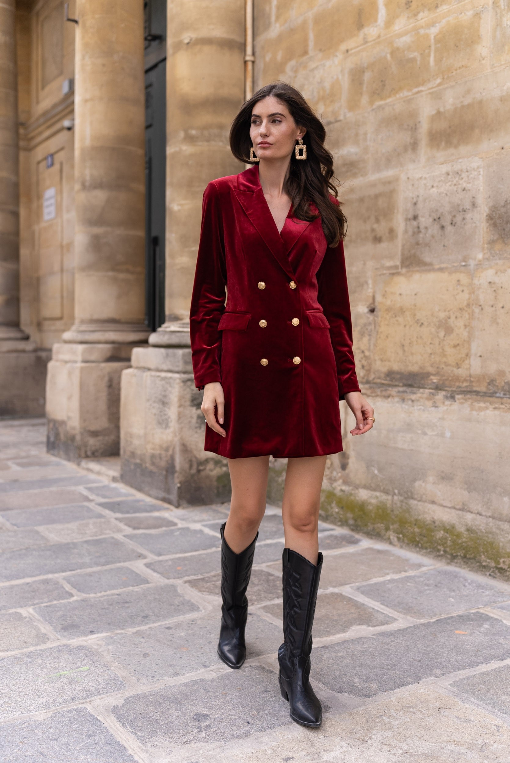 Veste Robe Gaby en velours