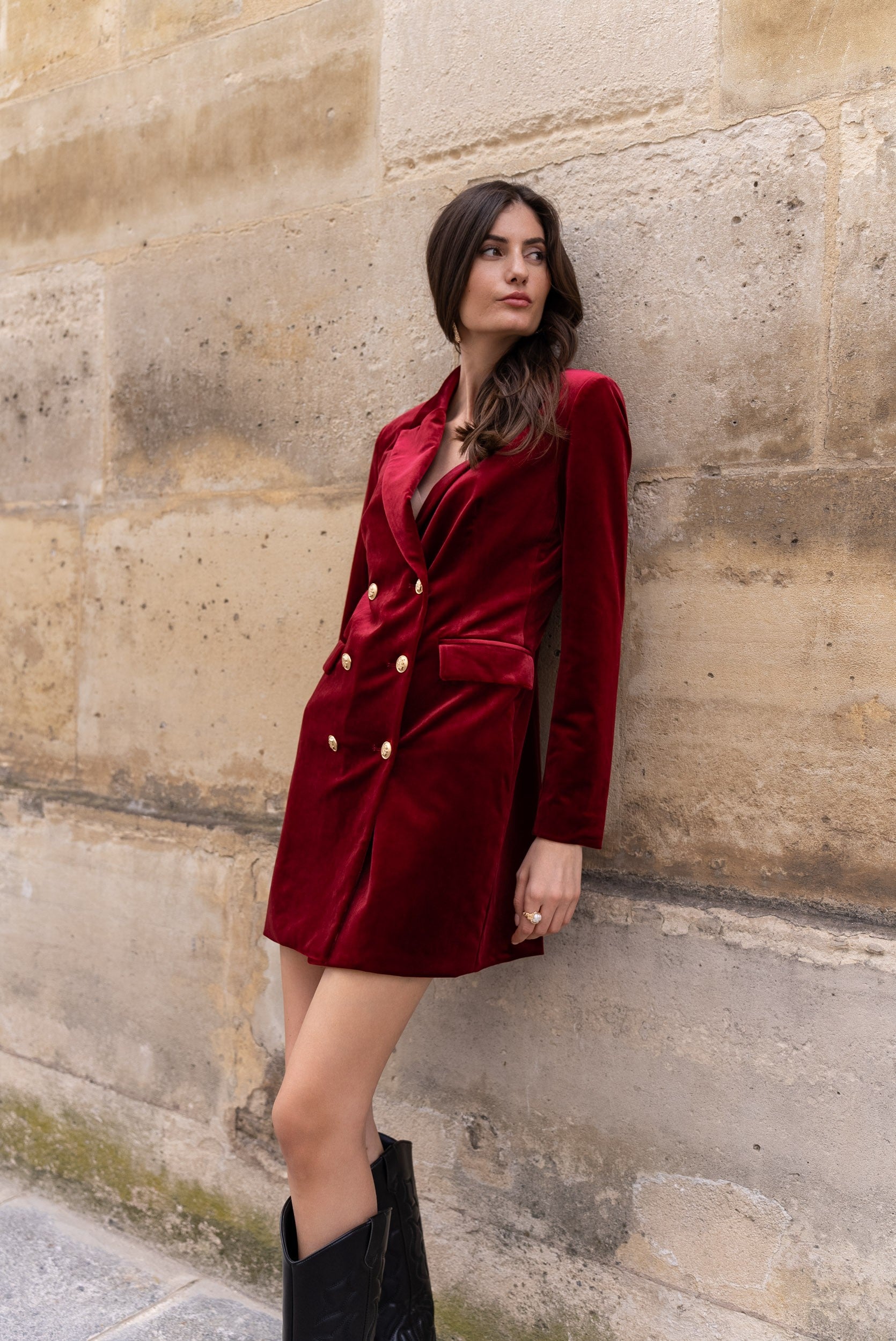Veste Robe Gaby en velours