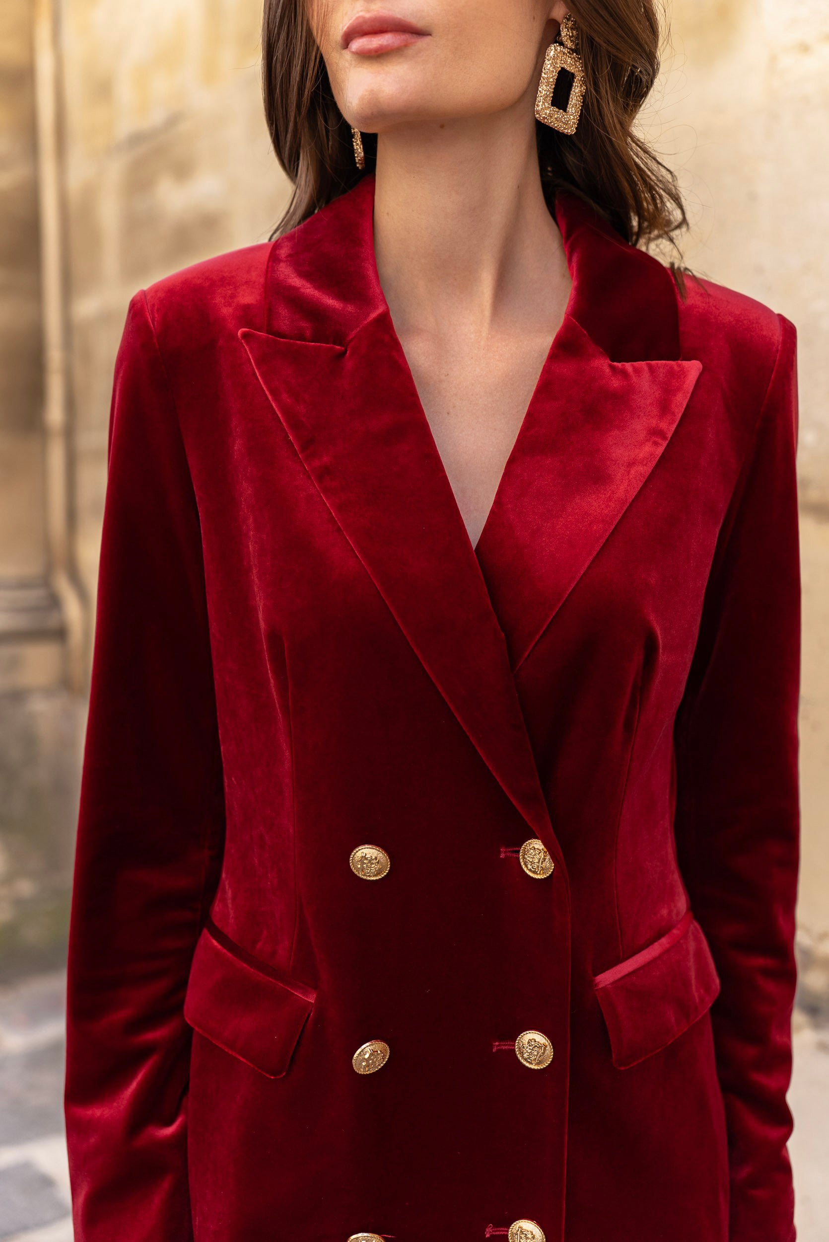 Veste Robe Gaby en velours