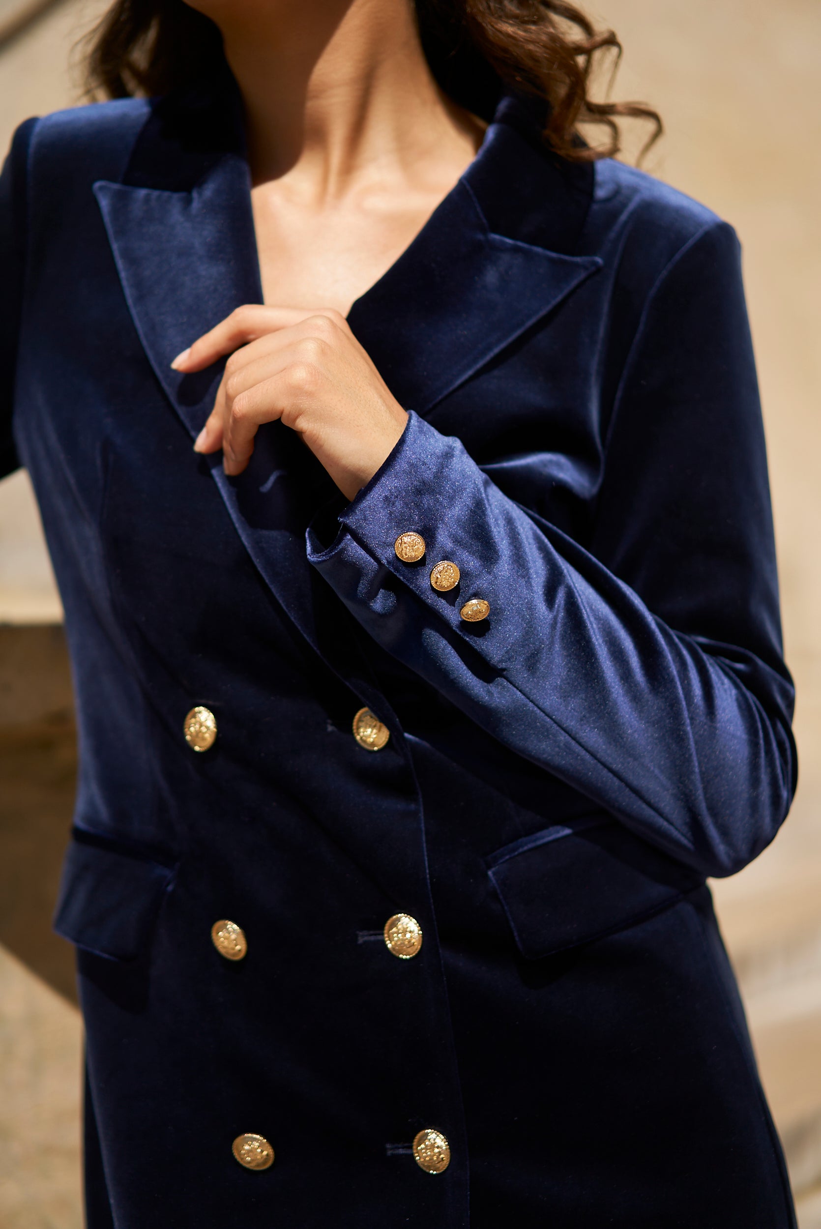 Veste Robe Gaby en velours