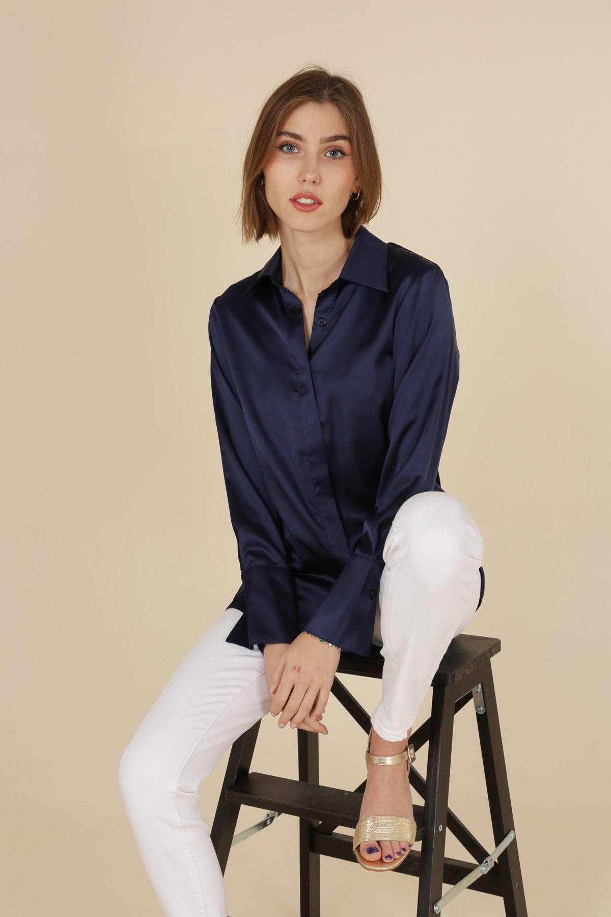 Chemise Léa en satin