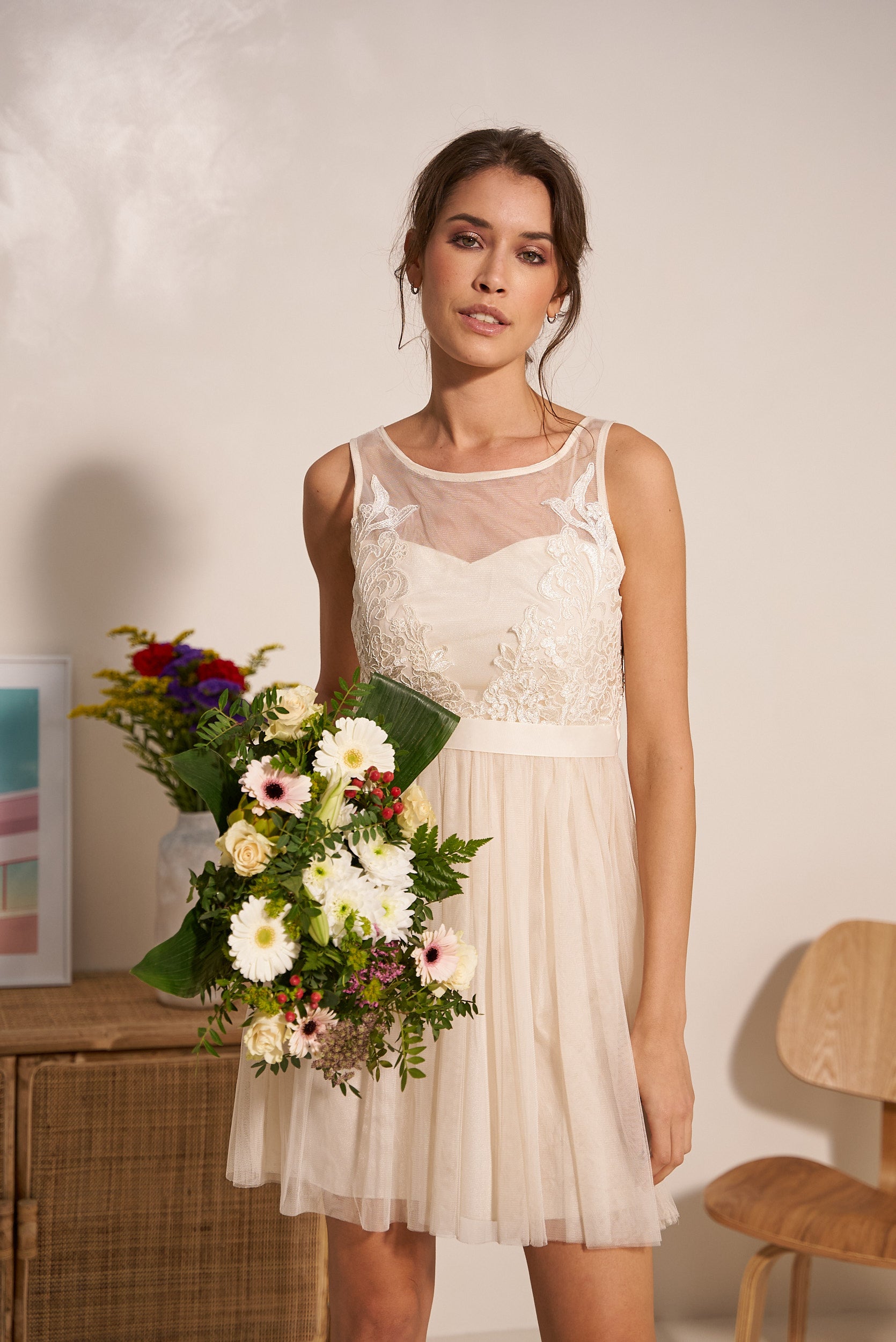 Robe demoiselle d'honneur Maëlis en tulle