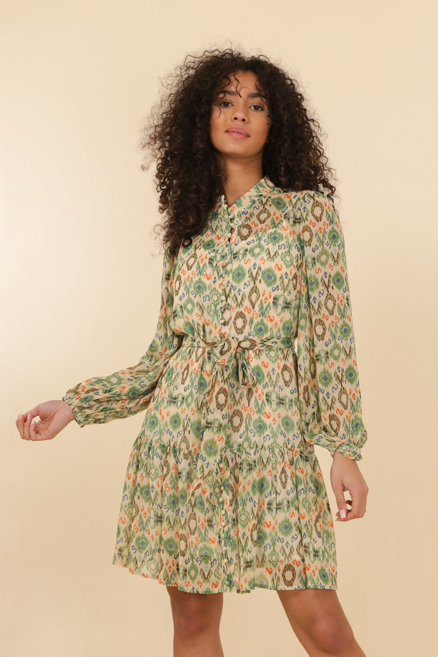 Robe Elsa à boutonnage