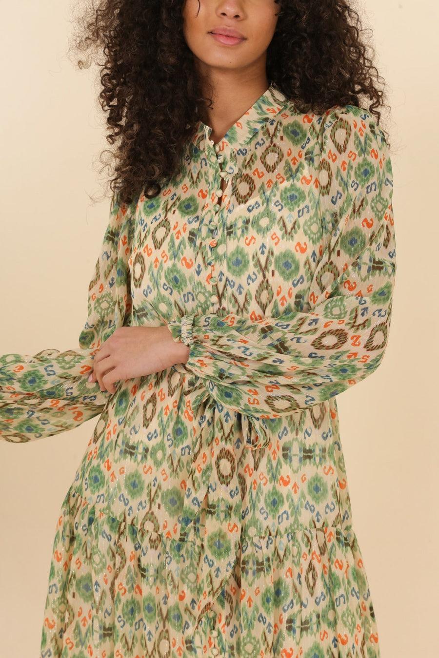 Robe Elsa à boutonnage