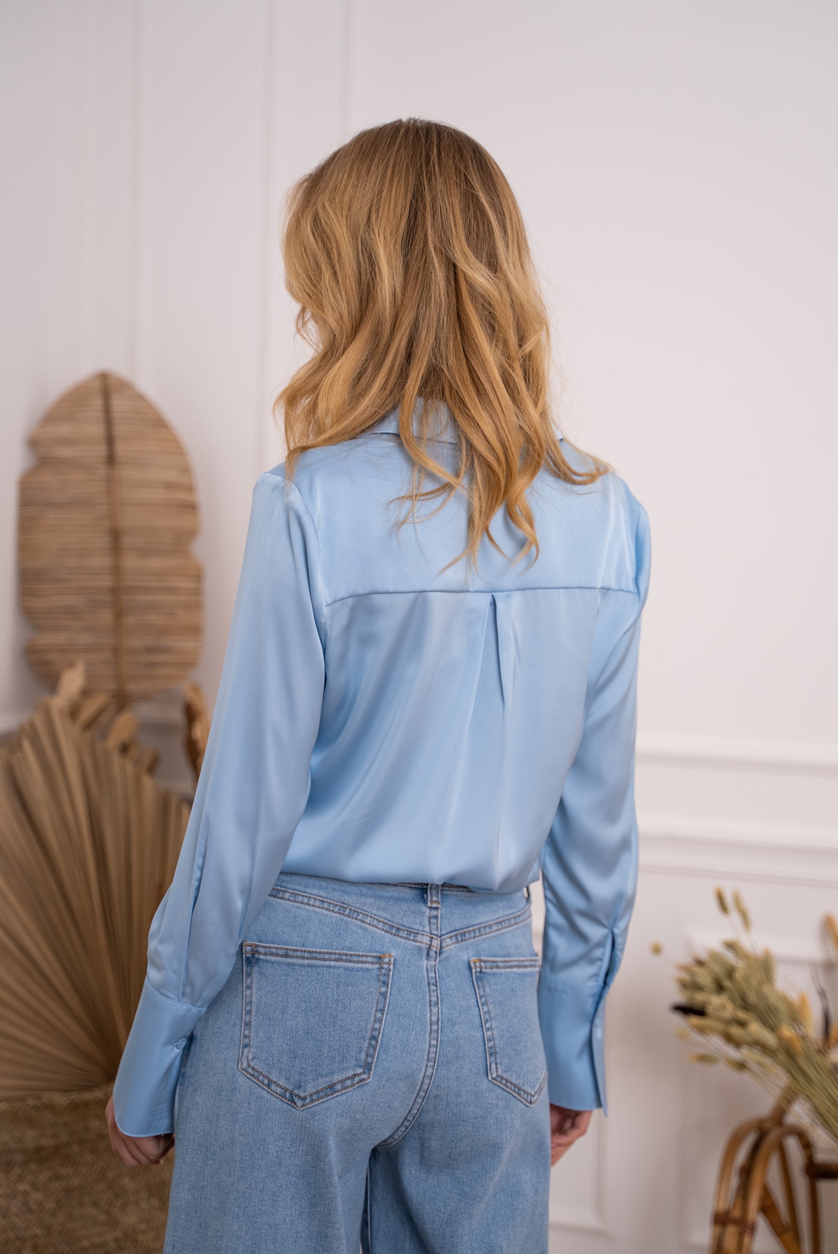 Chemise Léa en satin