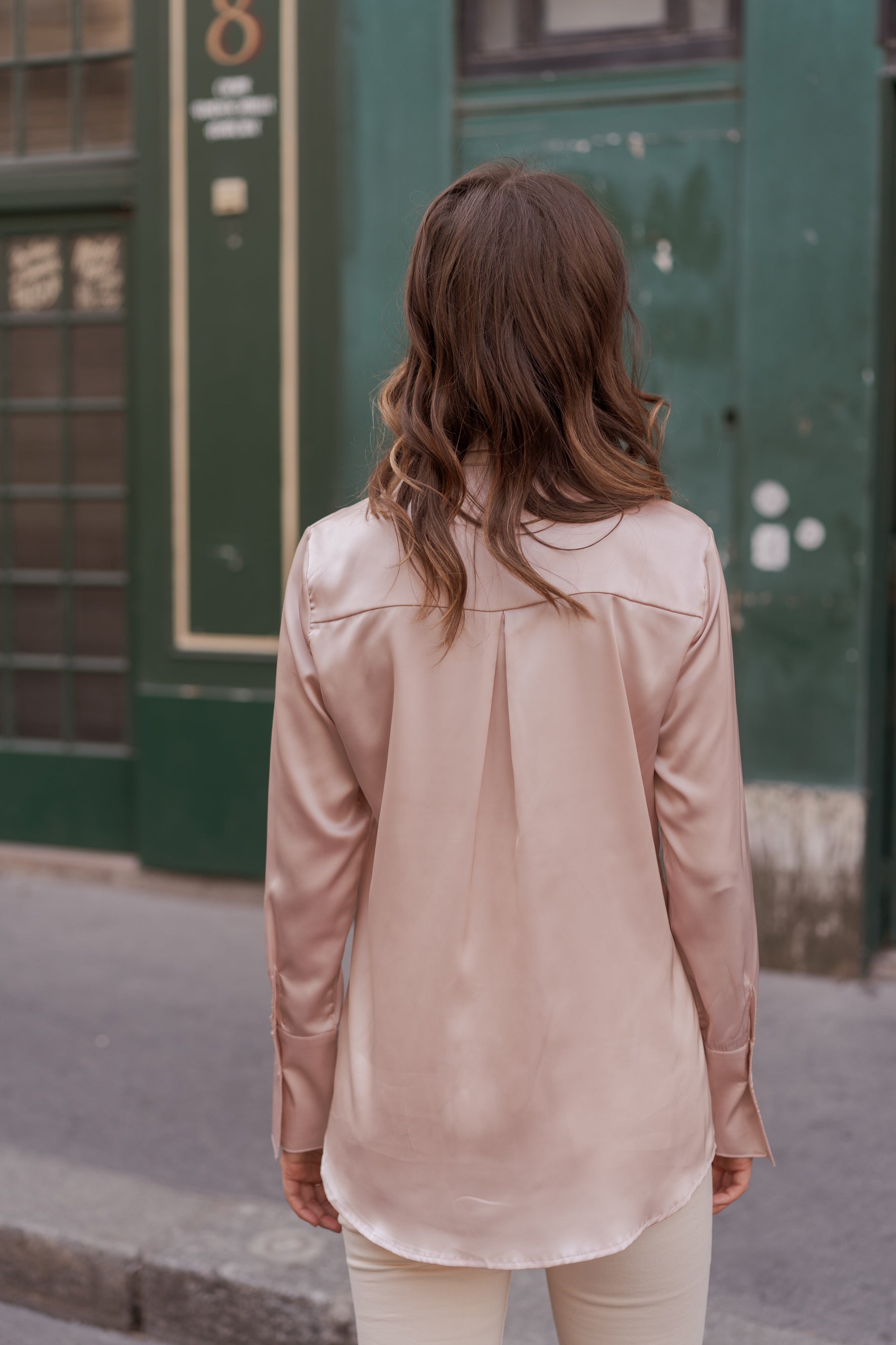 Chemise Léa en satin